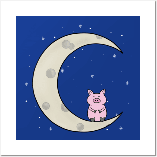 Pig in the Moon Posters and Art